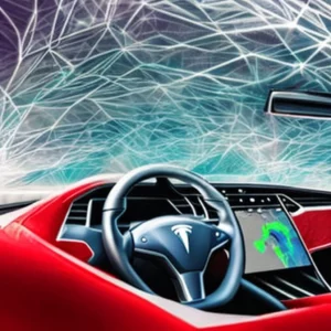 Artistic representation for Top Self Driving System Analyst Amazed by Tesla 12 . 5 . 2 . 1 Starting to Go Beyond Human Driving