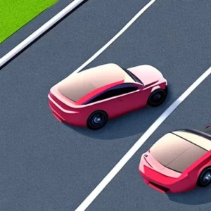 Artistic representation for Cars talking to one another could help reduce fatal crashes on US roads.