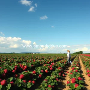 Read more about the article Strawberry fields: pioneering 100% carbon offsetting for art