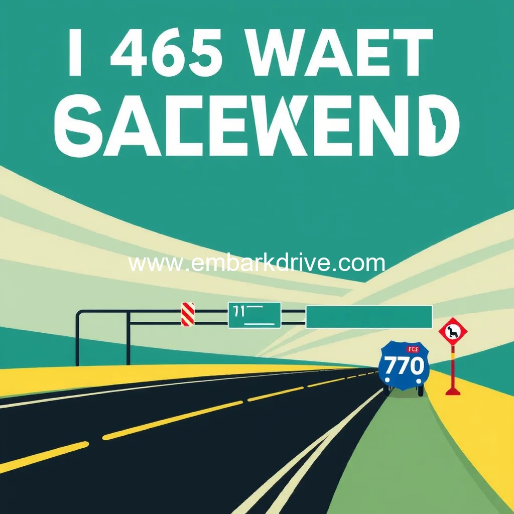 You are currently viewing I  465 eastbound lane restrictions and ramp closures this weekend for road work