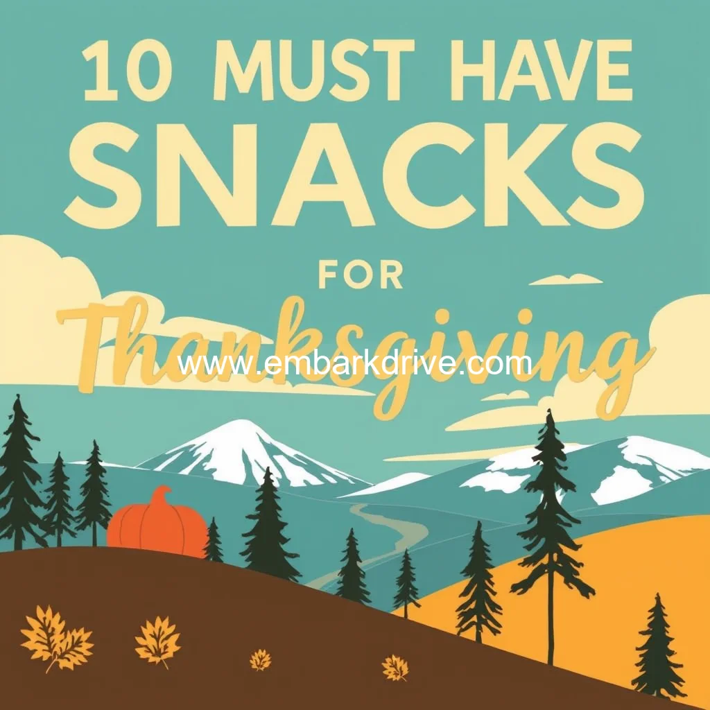 Read more about the article 10 Must  Have Snacks for Thanksgiving Road Tripping Across MN