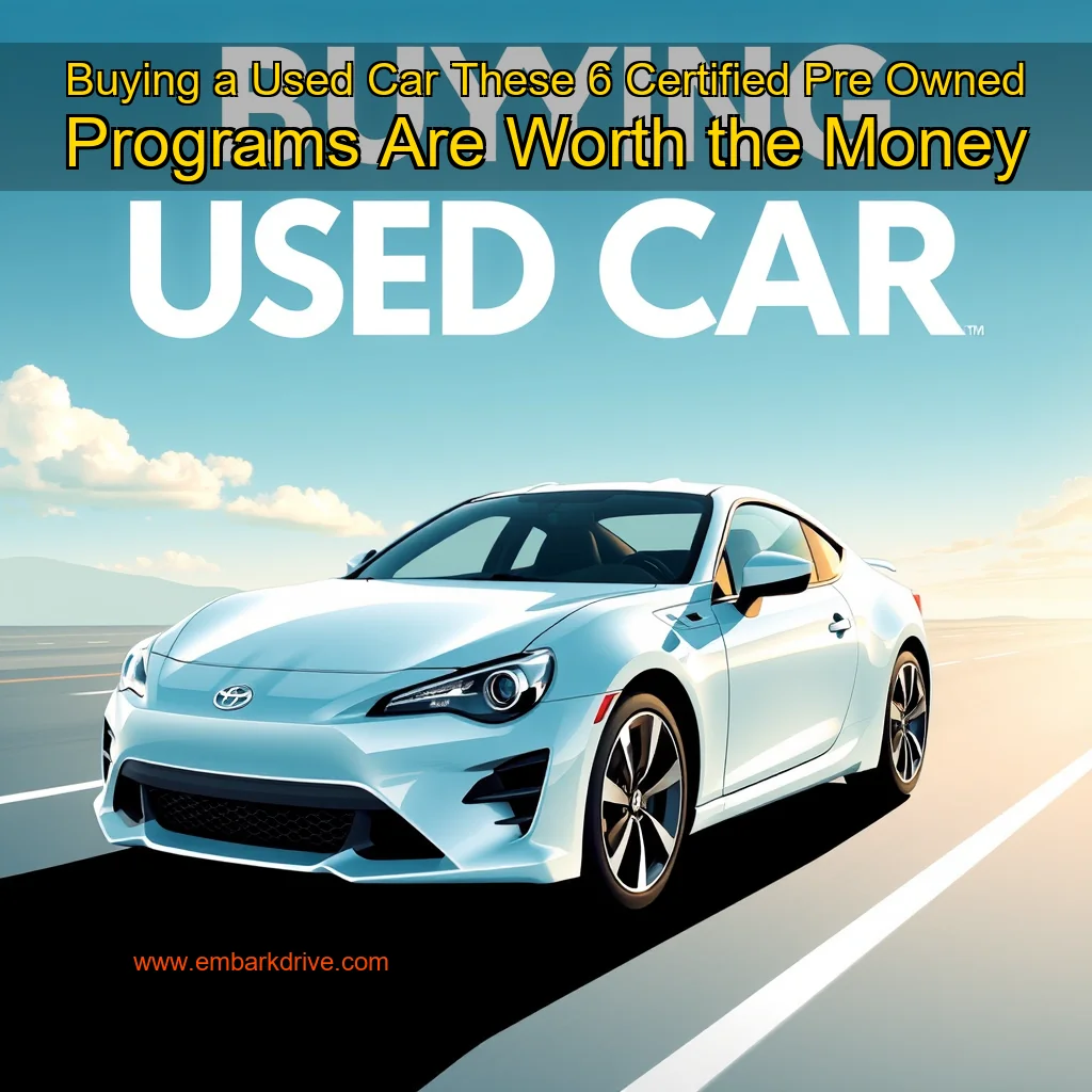 You are currently viewing Buying a Used Car  These 6 Certified Pre  Owned Programs Are Worth the Money