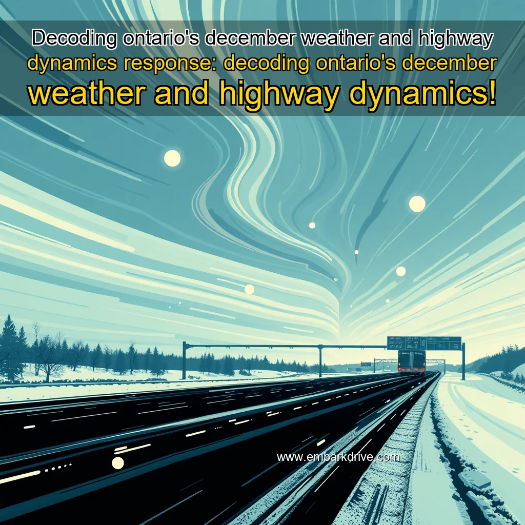 You are currently viewing Decoding ontario’s december weather and highway dynamics


 response: decoding ontario’s december weather and highway dynamics!