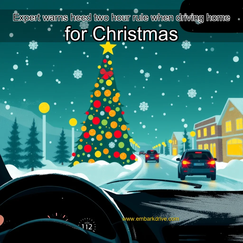 You are currently viewing Expert warns heed two hour rule when driving home for Christmas