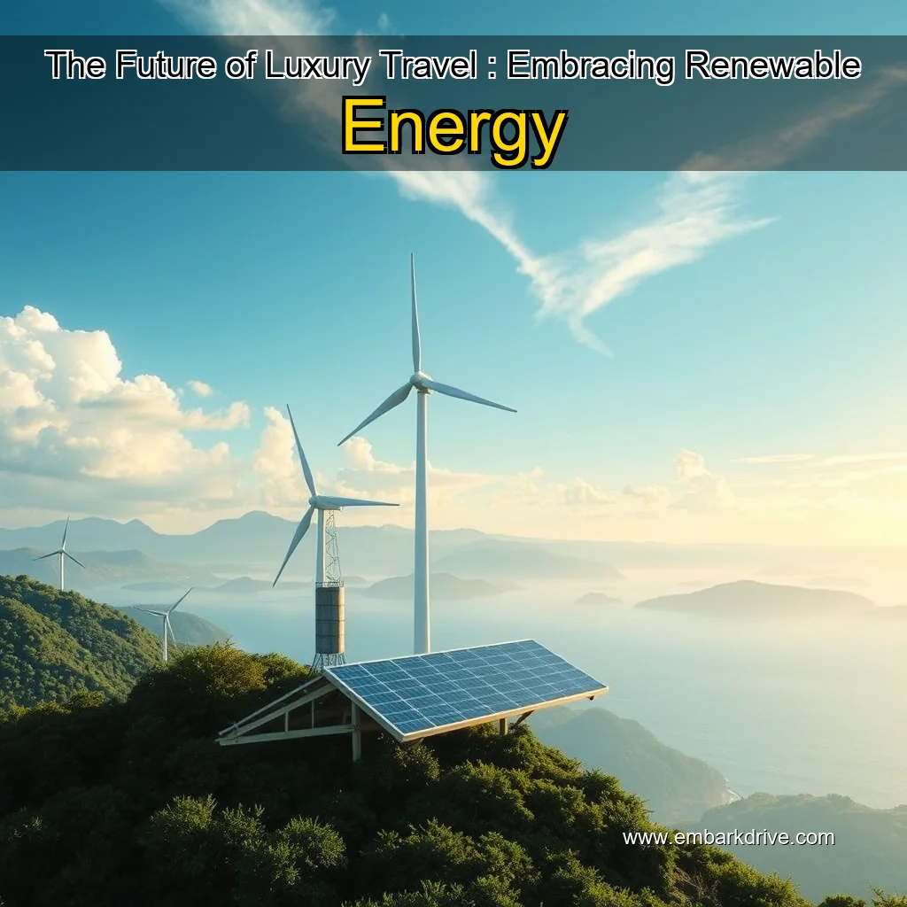 You are currently viewing The Future of Luxury Travel : Embracing Renewable Energy