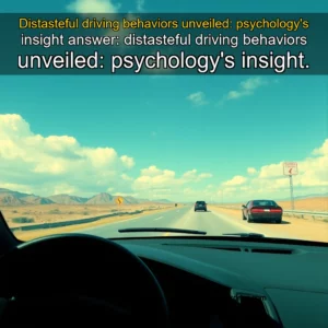 Read more about the article Distasteful driving behaviors unveiled: psychology’s insight


 answer: distasteful driving behaviors unveiled: psychology’s insight.