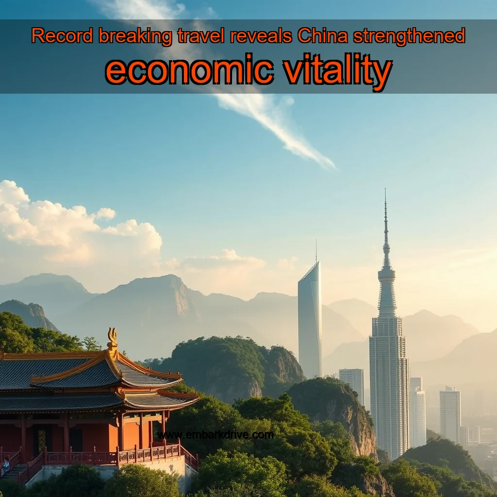 You are currently viewing Record  breaking travel reveals China strengthened economic vitality
