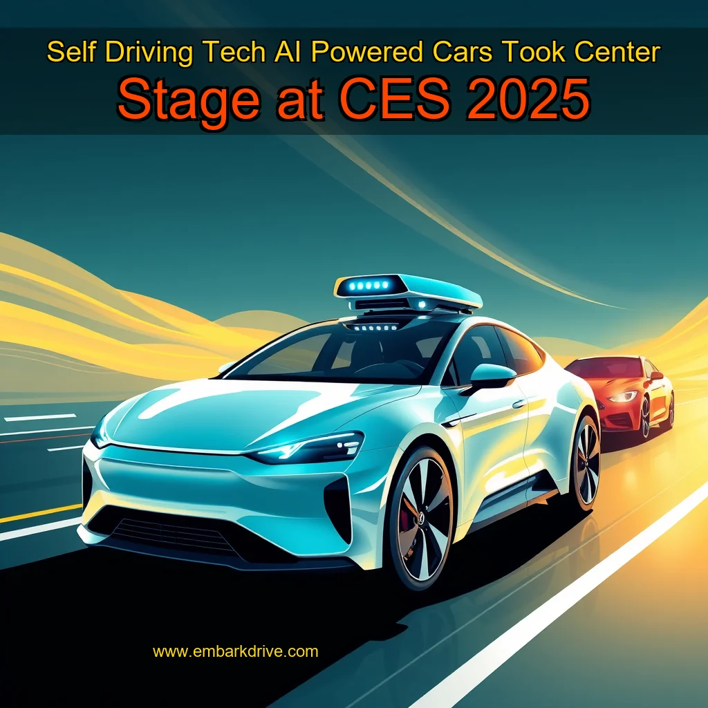 Read more about the article Self  Driving Tech  AI  Powered Cars Took Center Stage at CES 2025