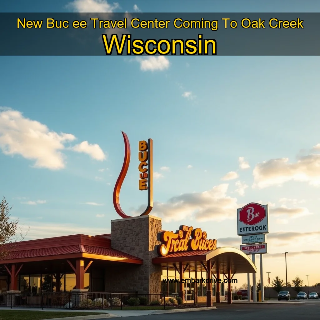 You are currently viewing New Buc  ee Travel Center Coming To Oak Creek  Wisconsin