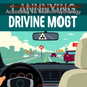 Read more about the article 11 Annoying Driving Habits People Hate Most  According To Traffic Psychology