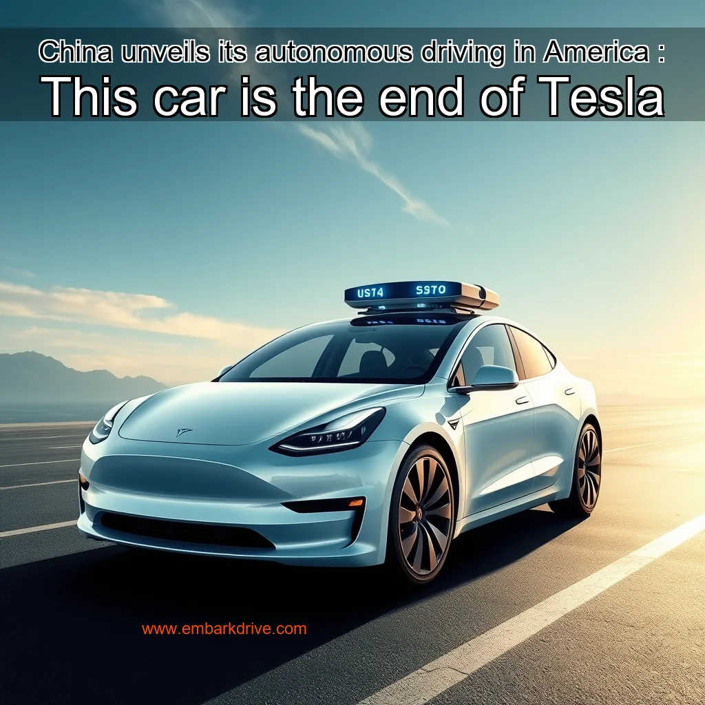 Read more about the article China unveils its autonomous driving in America : This car is the end of Tesla
