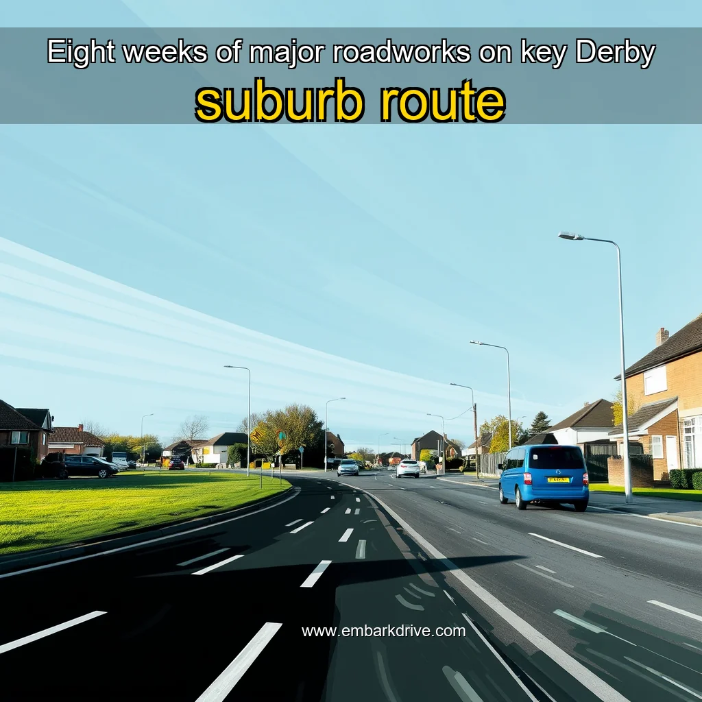You are currently viewing Eight weeks of major roadworks on key Derby suburb route