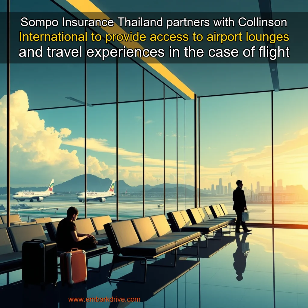 You are currently viewing Sompo Insurance  Thailand  partners with Collinson International to provide access to airport lounges and travel experiences in the case of flight disruptions