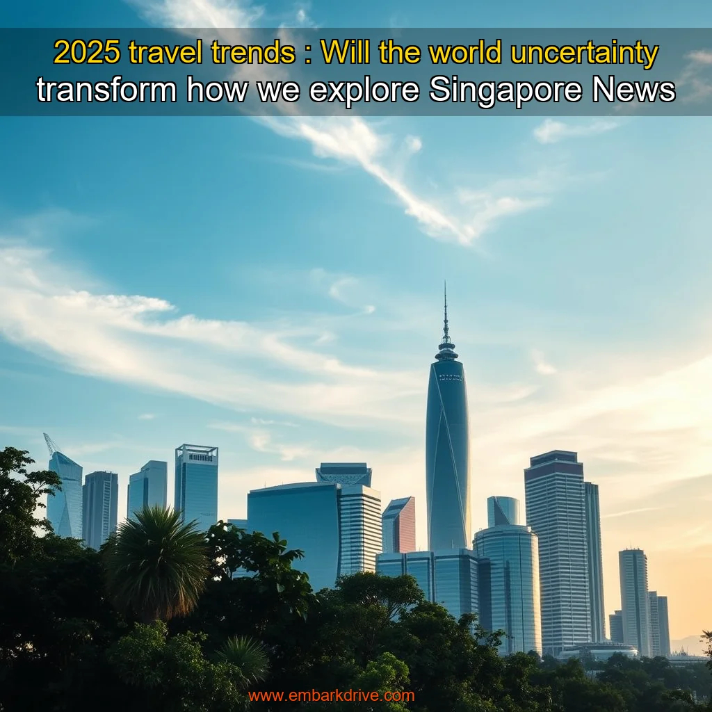 You are currently viewing 2025 travel trends : Will the world uncertainty transform how we explore  Singapore News