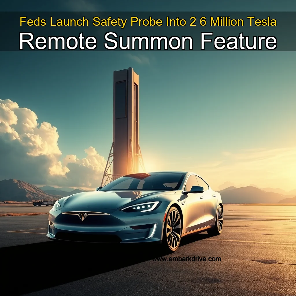 You are currently viewing Feds Launch Safety Probe Into 2  6 Million Tesla Remote Summon Feature