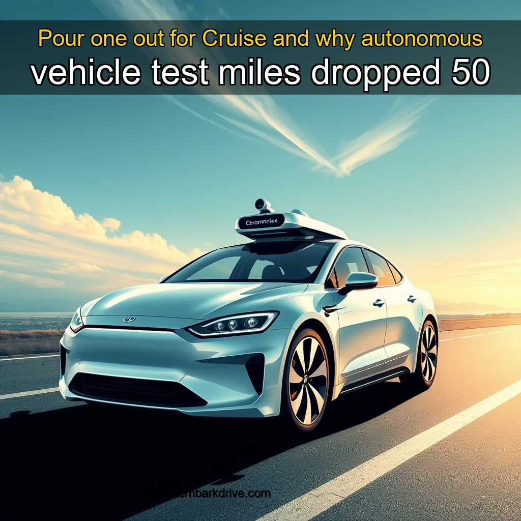 You are currently viewing Pour one out for Cruise and why autonomous vehicle test miles dropped 50