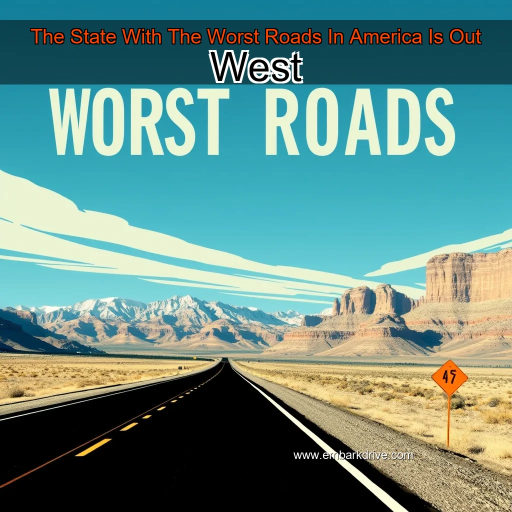 You are currently viewing The State With The Worst Roads In America Is Out West