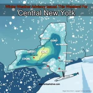 Read more about the article Winter Weather Advisory Issued This Weekend For Central New York