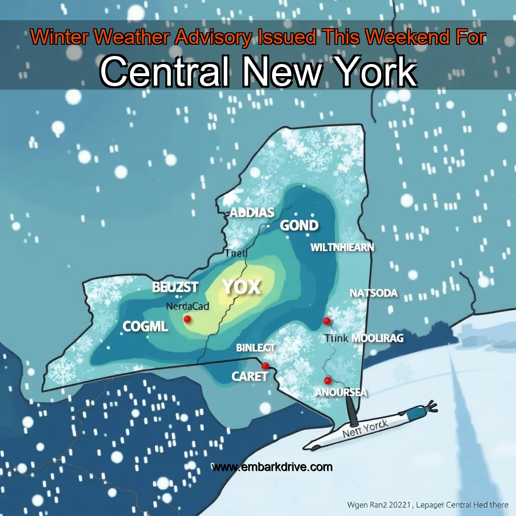 Read more about the article Winter Weather Advisory Issued This Weekend For Central New York