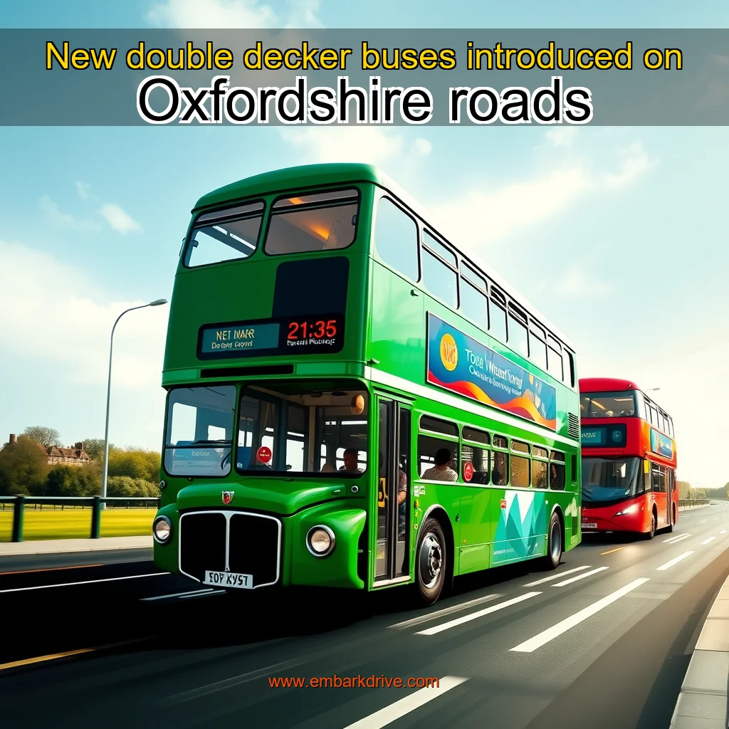 Read more about the article New double  decker buses introduced on Oxfordshire roads