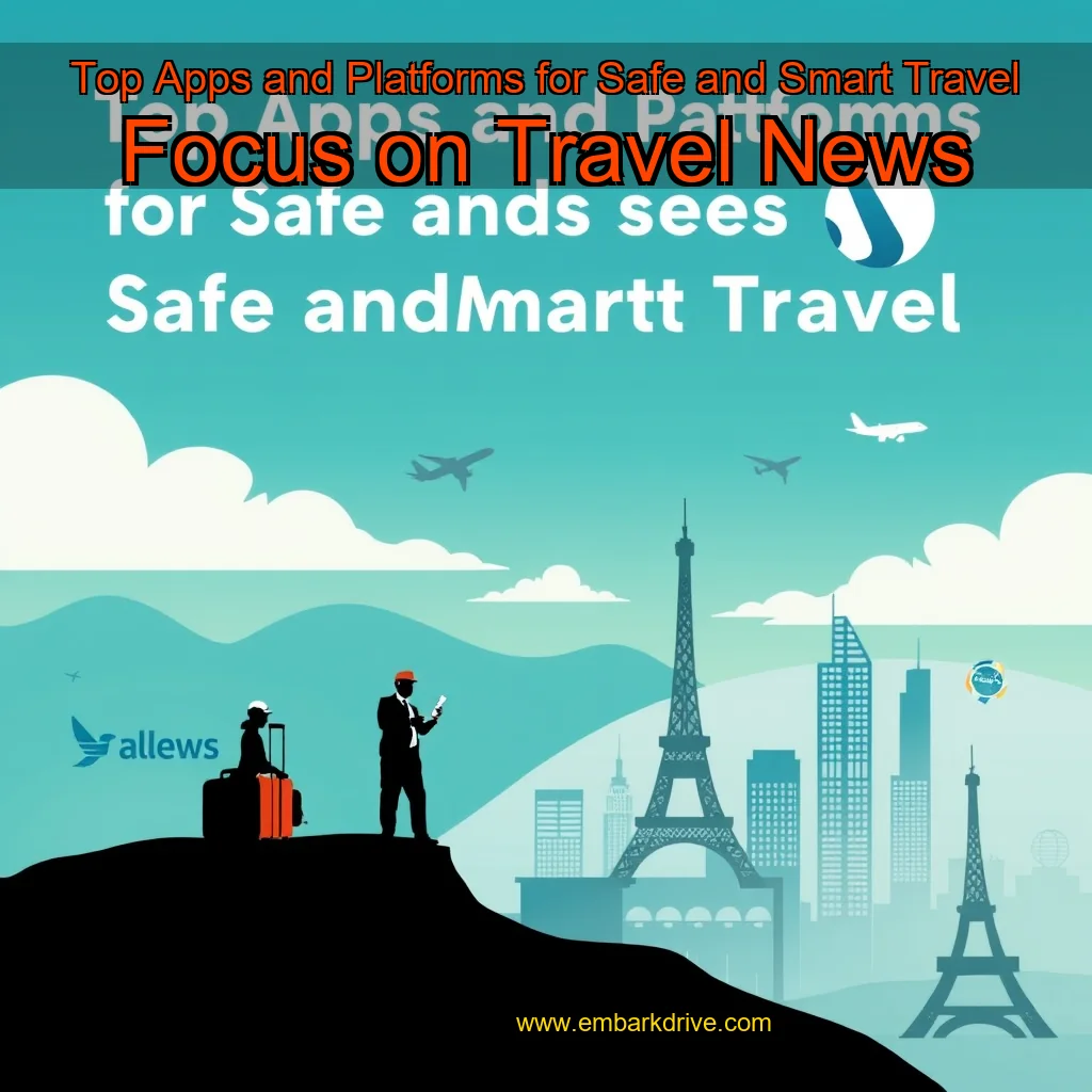 Read more about the article Top Apps and Platforms for Safe and Smart Travel  Focus on Travel News