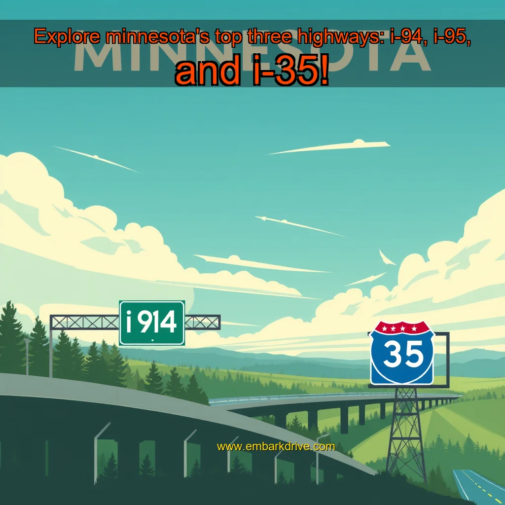 Read more about the article Explore minnesota’s top three highways: i-94, i-95, and i-35!