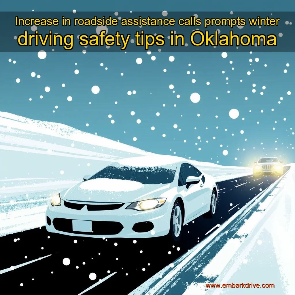 Read more about the article Increase in roadside assistance calls prompts winter driving safety tips in Oklahoma