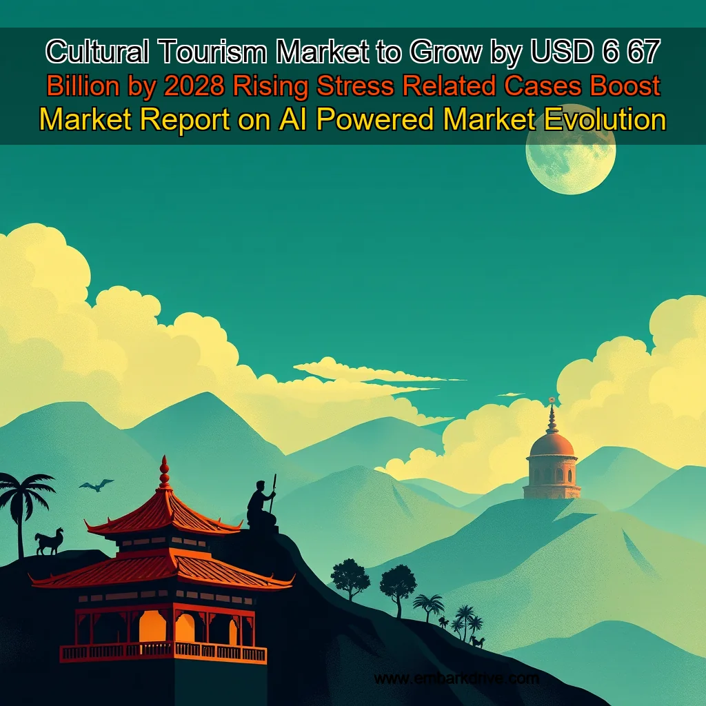 You are currently viewing Cultural Tourism Market to Grow by USD 6  67 Billion by 2028  Rising Stress  Related Cases Boost Market  Report on AI  Powered Market Evolution