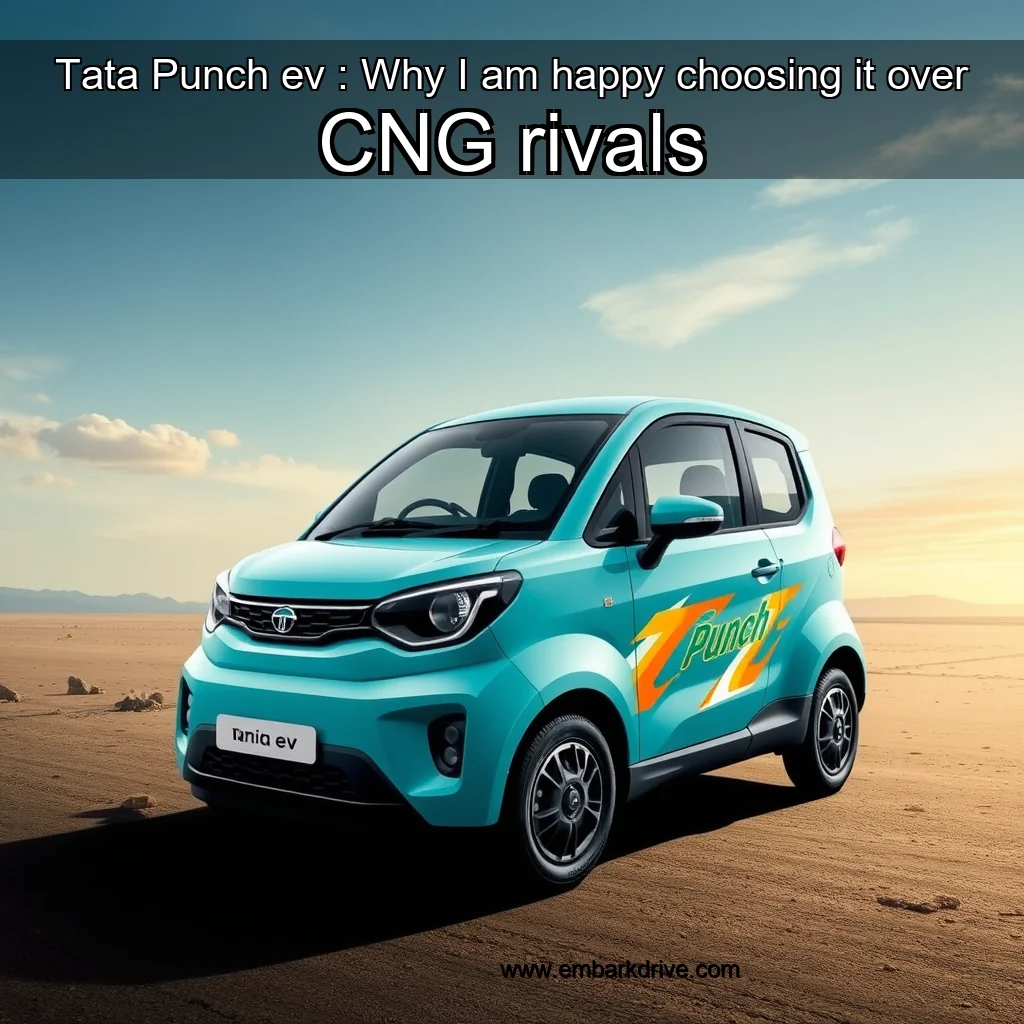 Read more about the article Tata Punch  ev : Why I am happy choosing it over CNG rivals