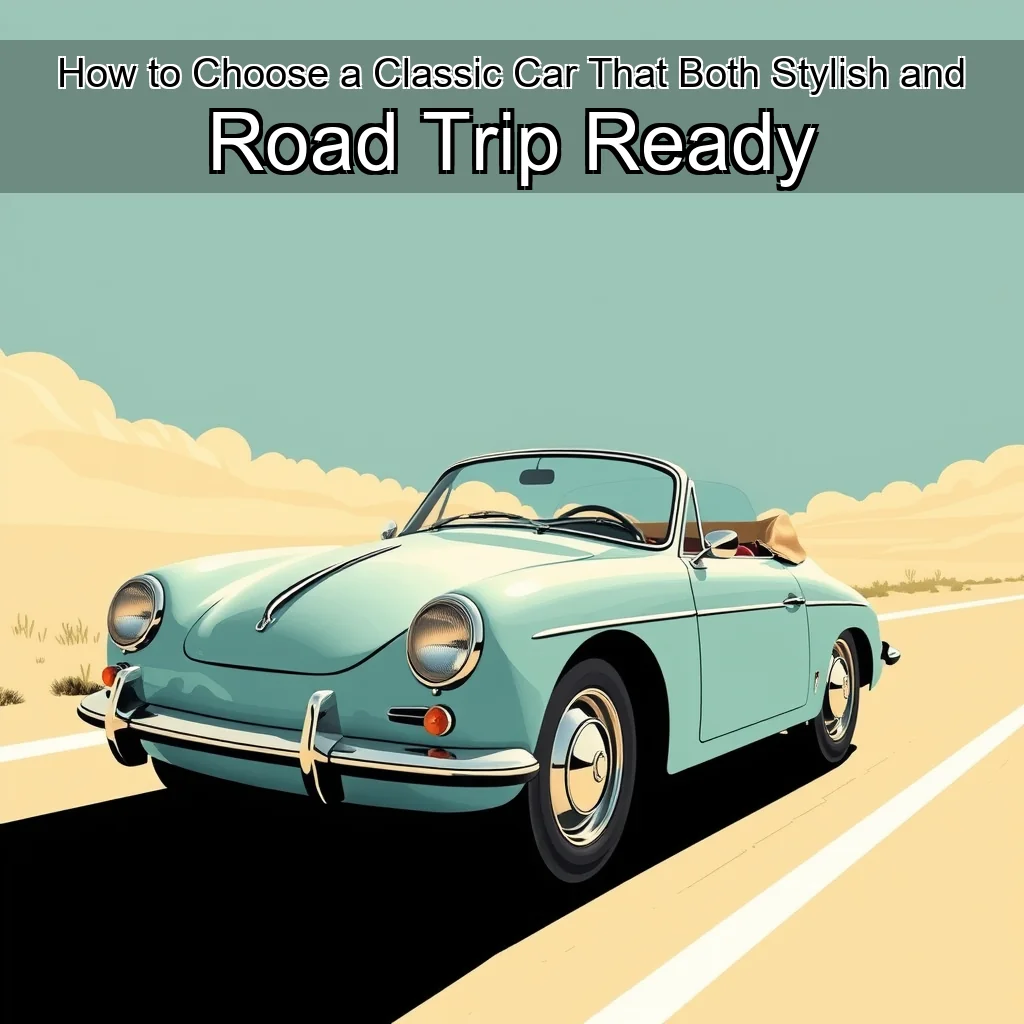 You are currently viewing How to Choose a Classic Car That Both Stylish and Road  Trip Ready