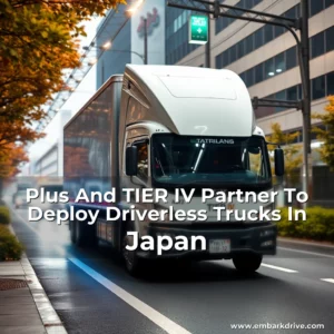 Read more about the article Plus And TIER IV Partner To Deploy Driverless Trucks In Japan