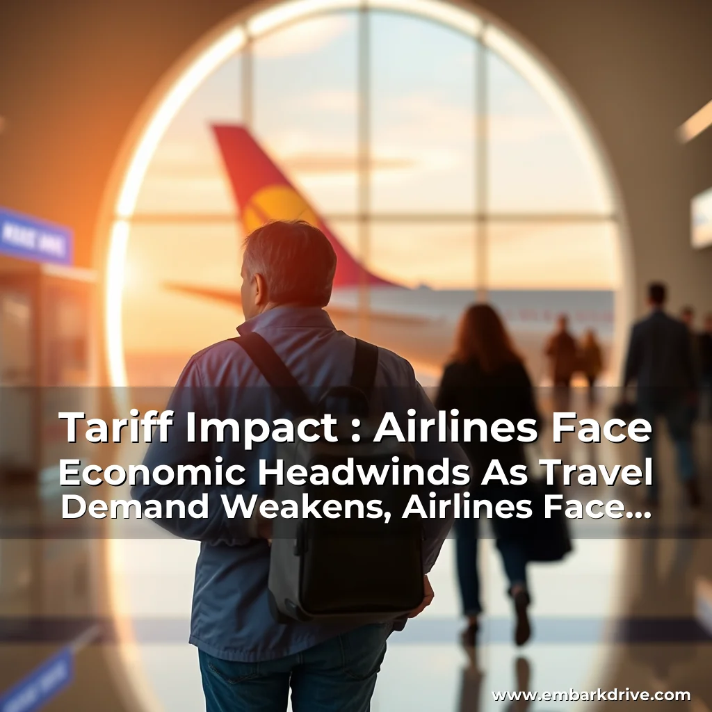 You are currently viewing Tariff Impact : Airlines Face Economic Headwinds As Travel Demand Weakens, Airlines Face Economic Headwinds As Travel Demand Weakens.