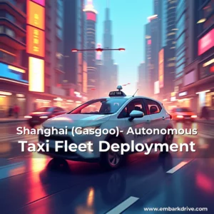 Read more about the article Shanghai (Gasgoo)- Autonomous Taxi Fleet Deployment