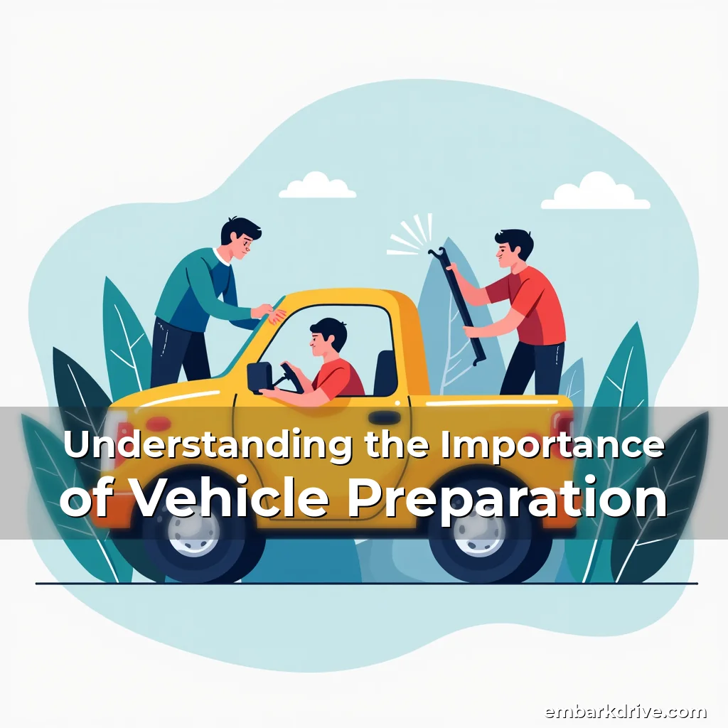 Read more about the article Understanding the Importance of Vehicle Preparation