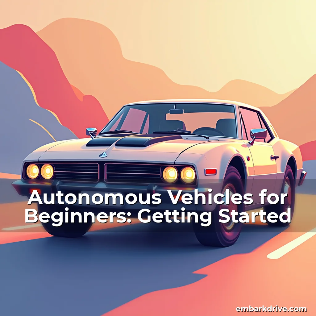 Artistic representation for Autonomous Vehicles for Beginners: Getting Started
