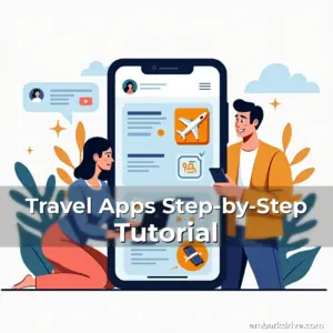 Artistic representation for Travel Apps Step-by-Step Tutorial