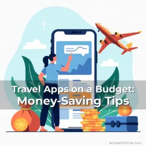 Artistic representation for Travel Apps on a Budget: Money-Saving Tips