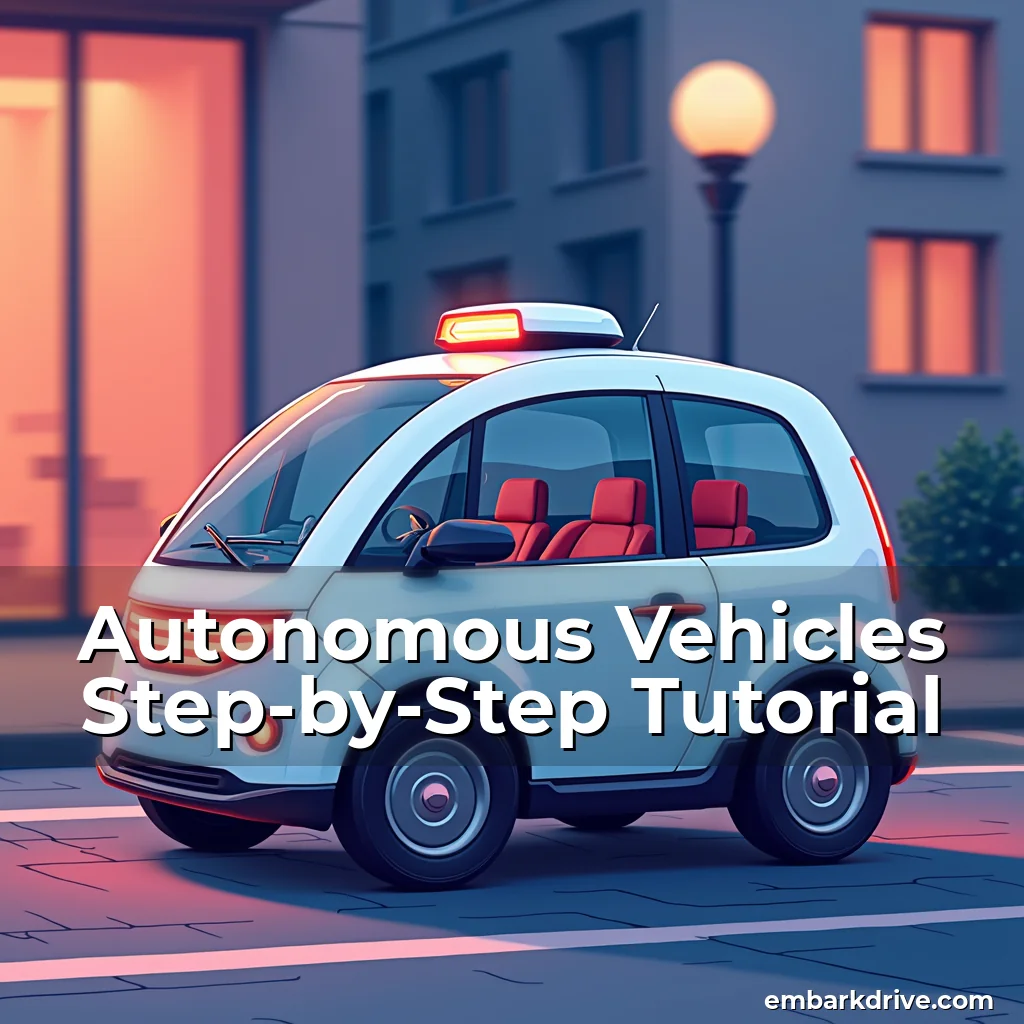 Artistic representation for Autonomous Vehicles Step-by-Step Tutorial
