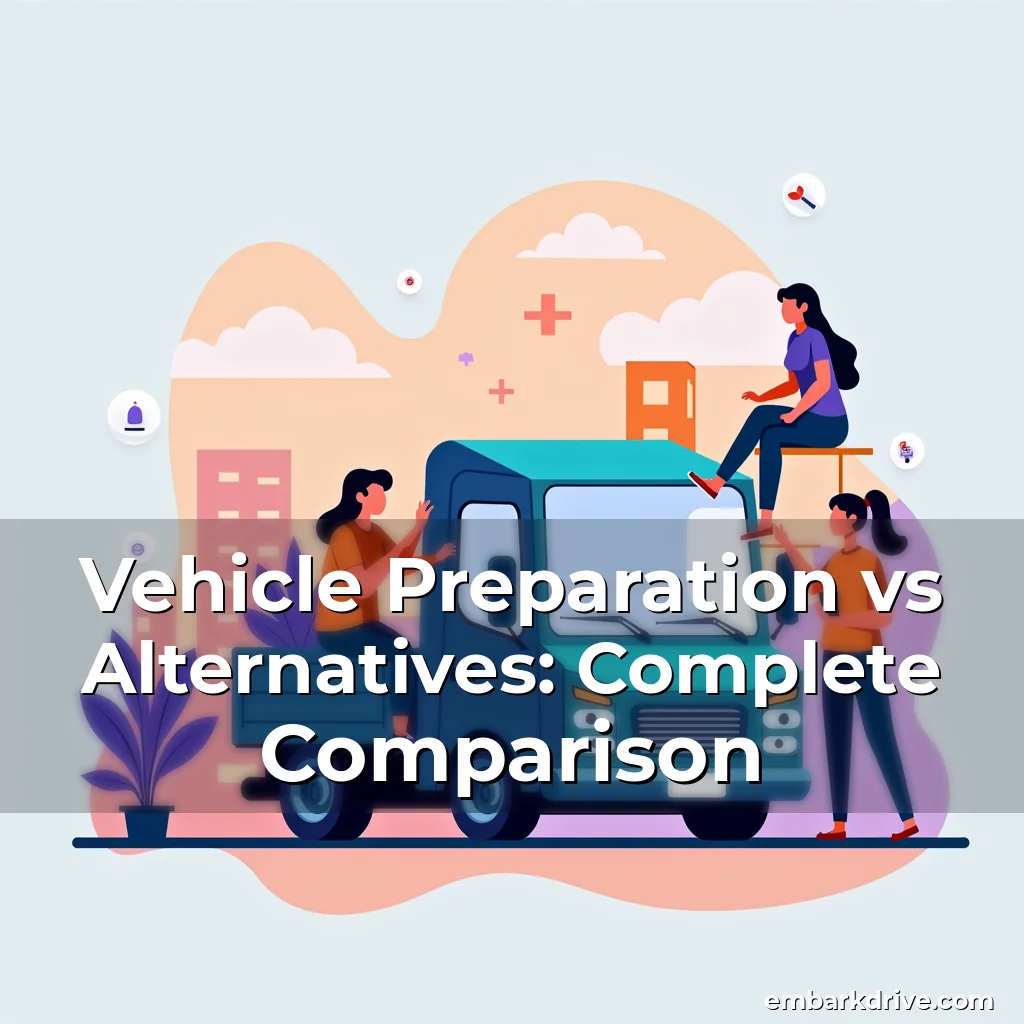 Artistic representation for Vehicle Preparation vs Alternatives: Complete Comparison