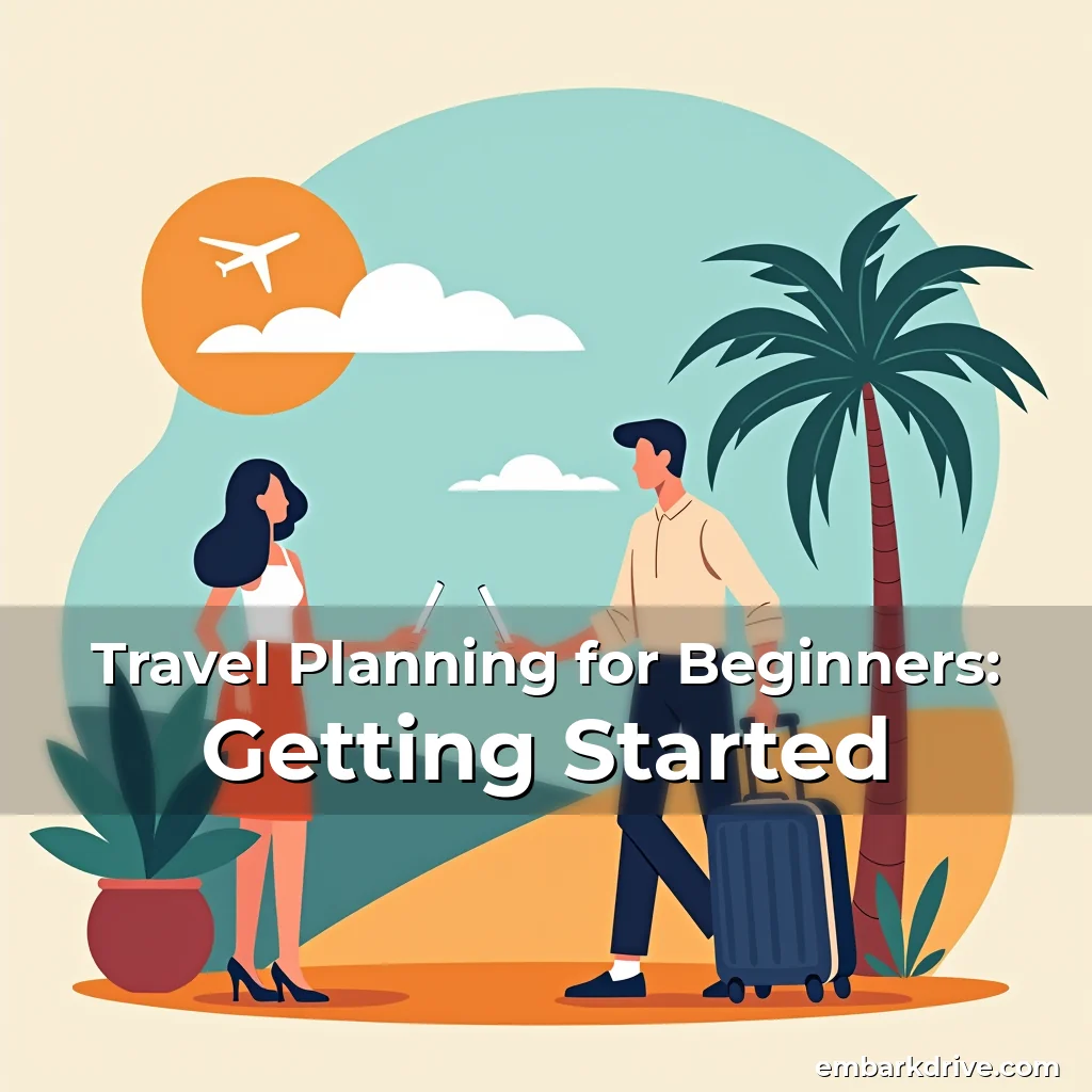Artistic representation for Travel Planning for Beginners: Getting Started