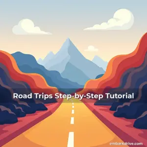 Artistic representation for Road Trips Step-by-Step Tutorial