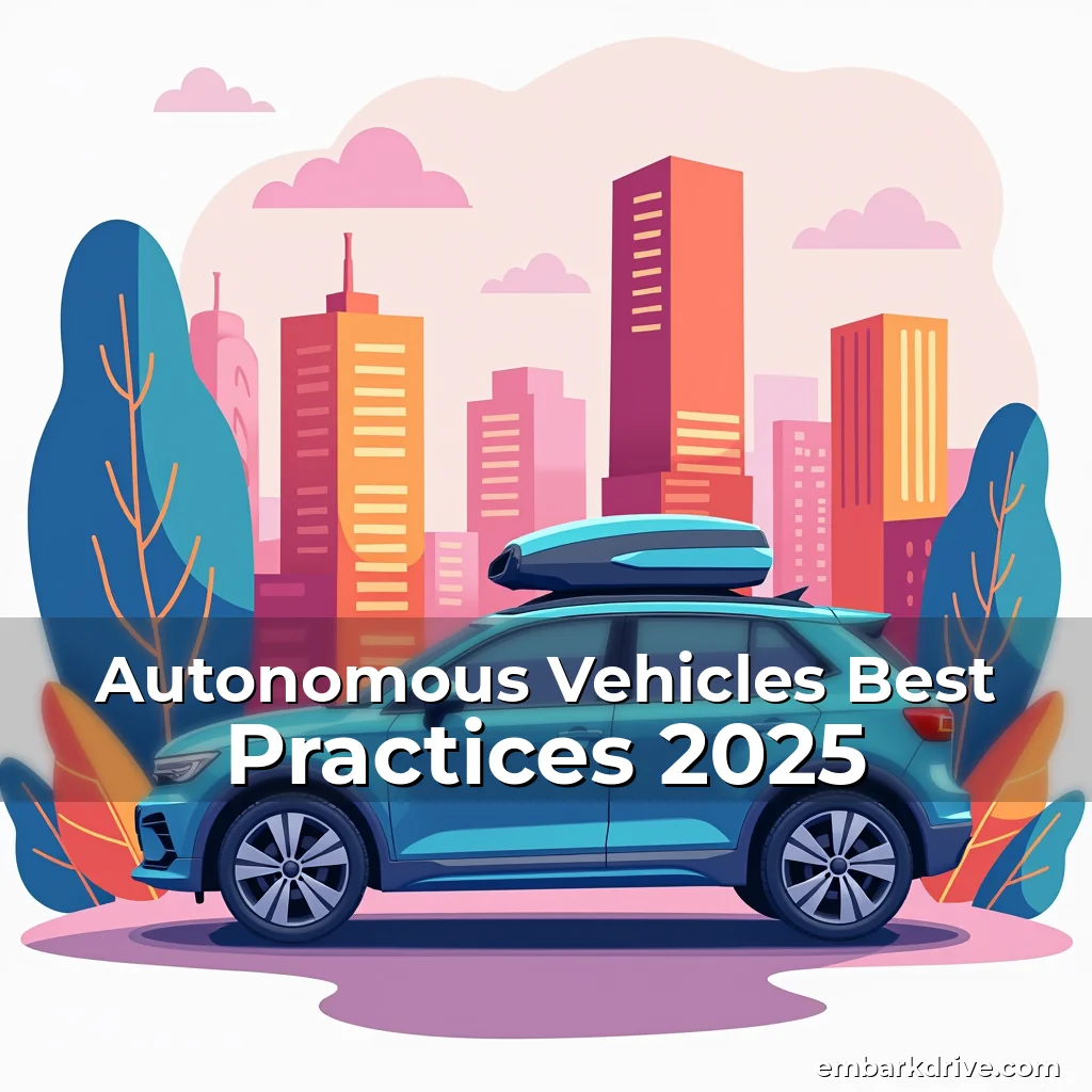 Autonomous Vehicles Best Practices 2025 - EmbarkDrive