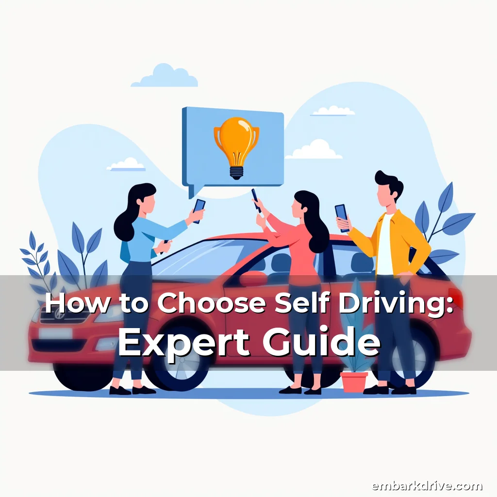 Artistic representation for How to Choose Self Driving: Expert Guide
