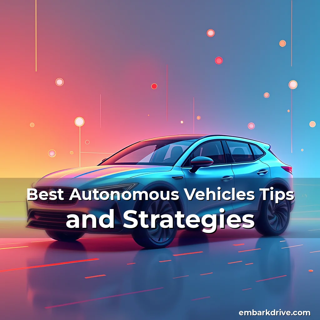 Artistic representation for Best Autonomous Vehicles Tips and Strategies