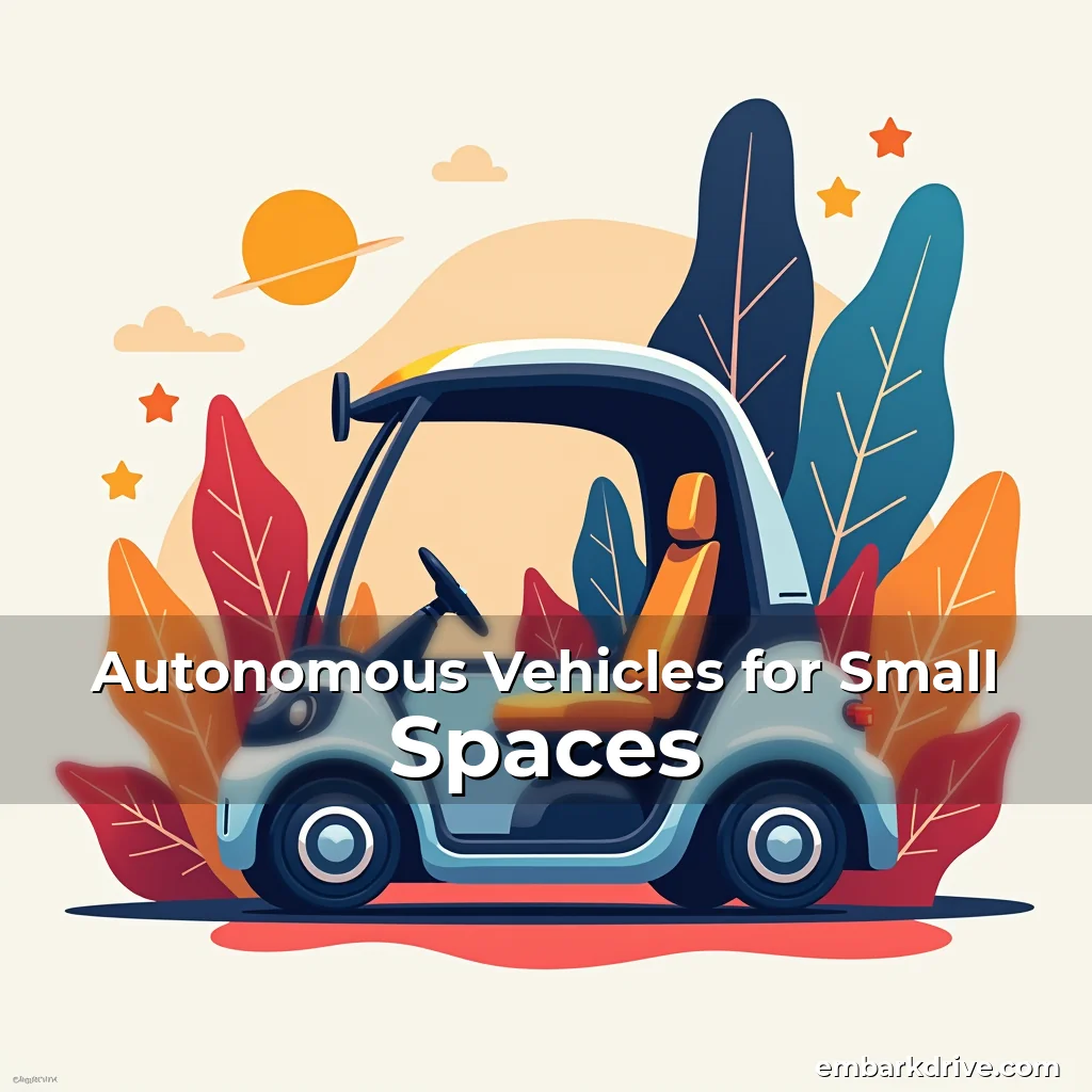 Artistic representation for Autonomous Vehicles for Small Spaces