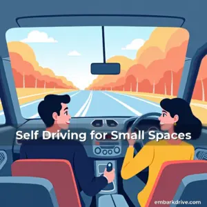 Artistic representation for Self Driving for Small Spaces