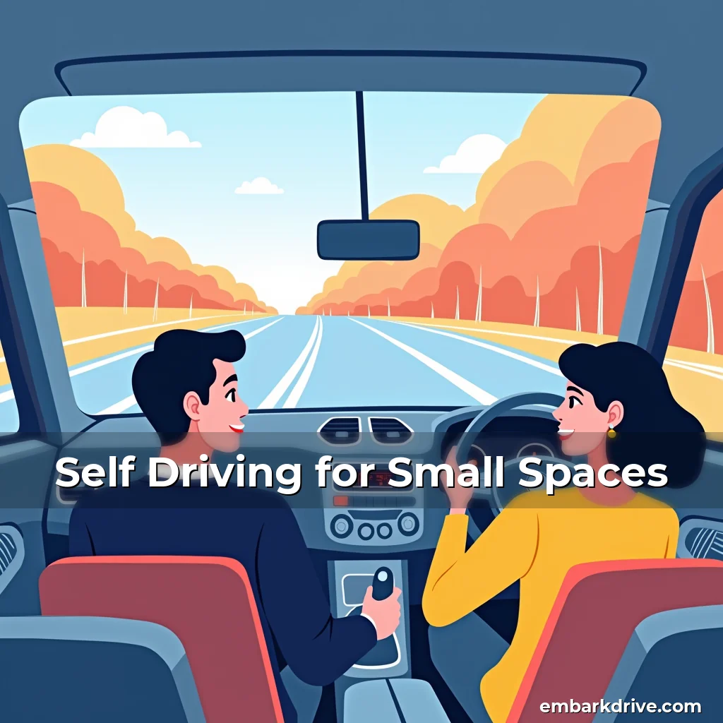 Artistic representation for Self Driving for Small Spaces