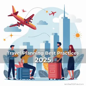 Artistic representation for Travel Planning Best Practices 2025