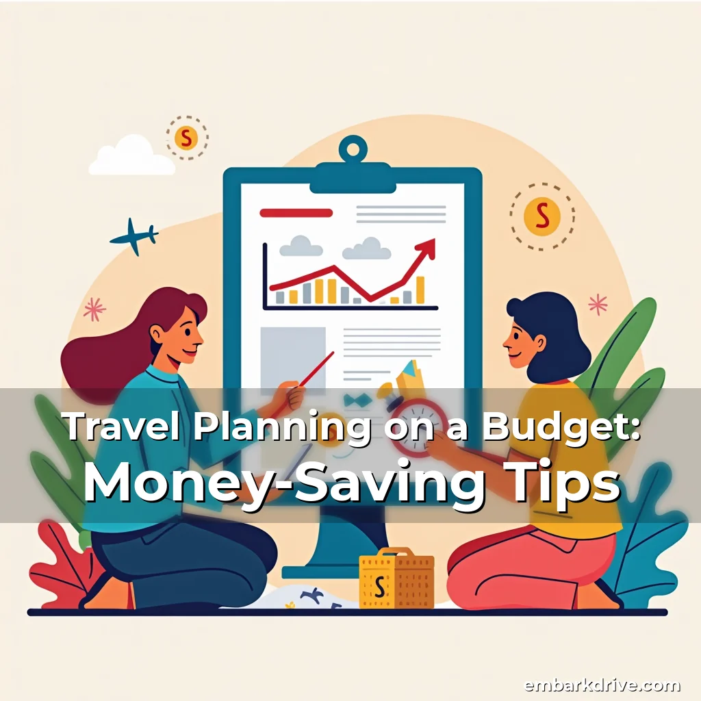 Artistic representation for Travel Planning on a Budget: Money-Saving Tips