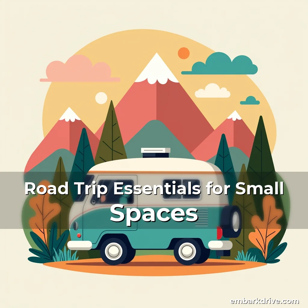 Artistic representation for Road Trip Essentials for Small Spaces